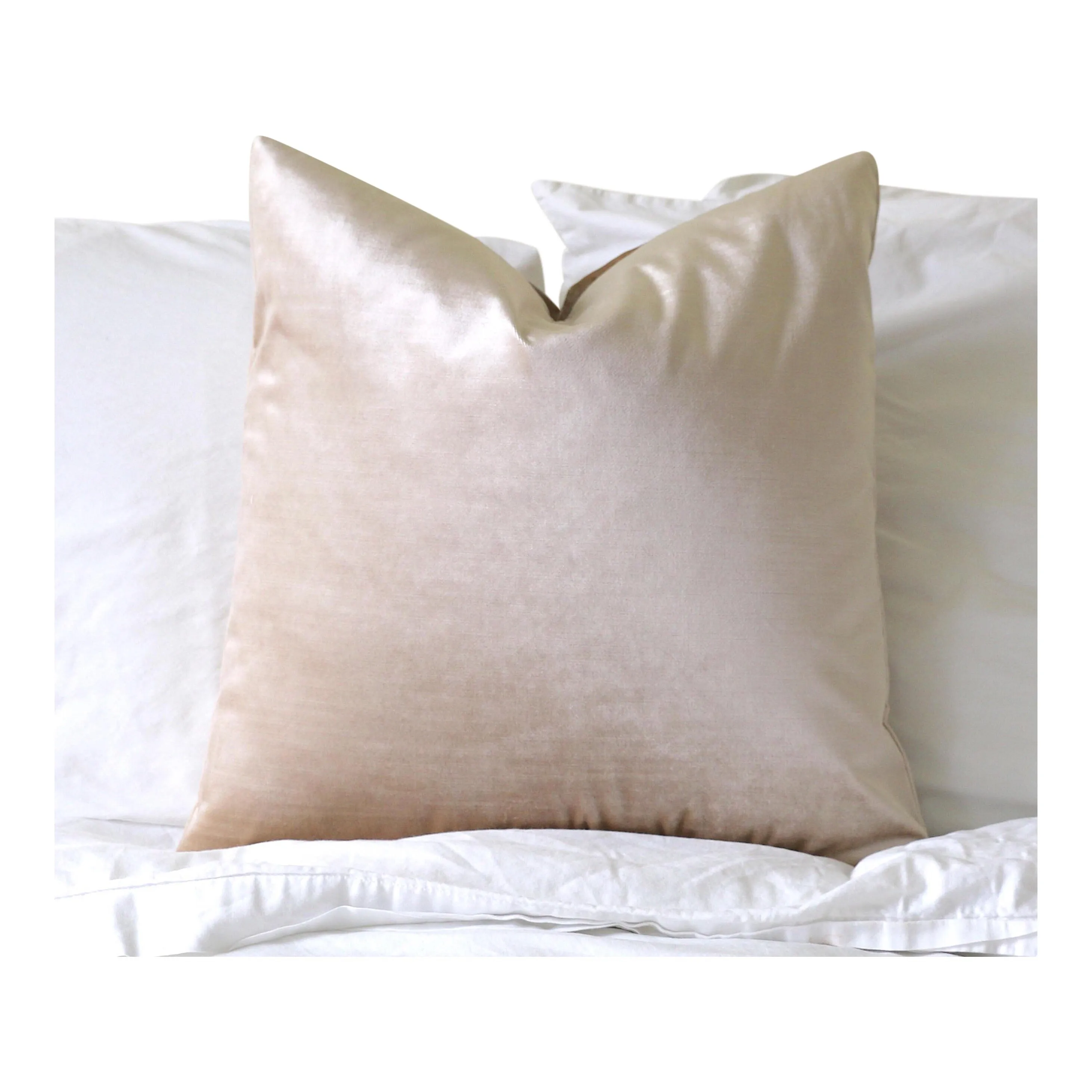 Hazel: A Cream Velvet Pillow Cover