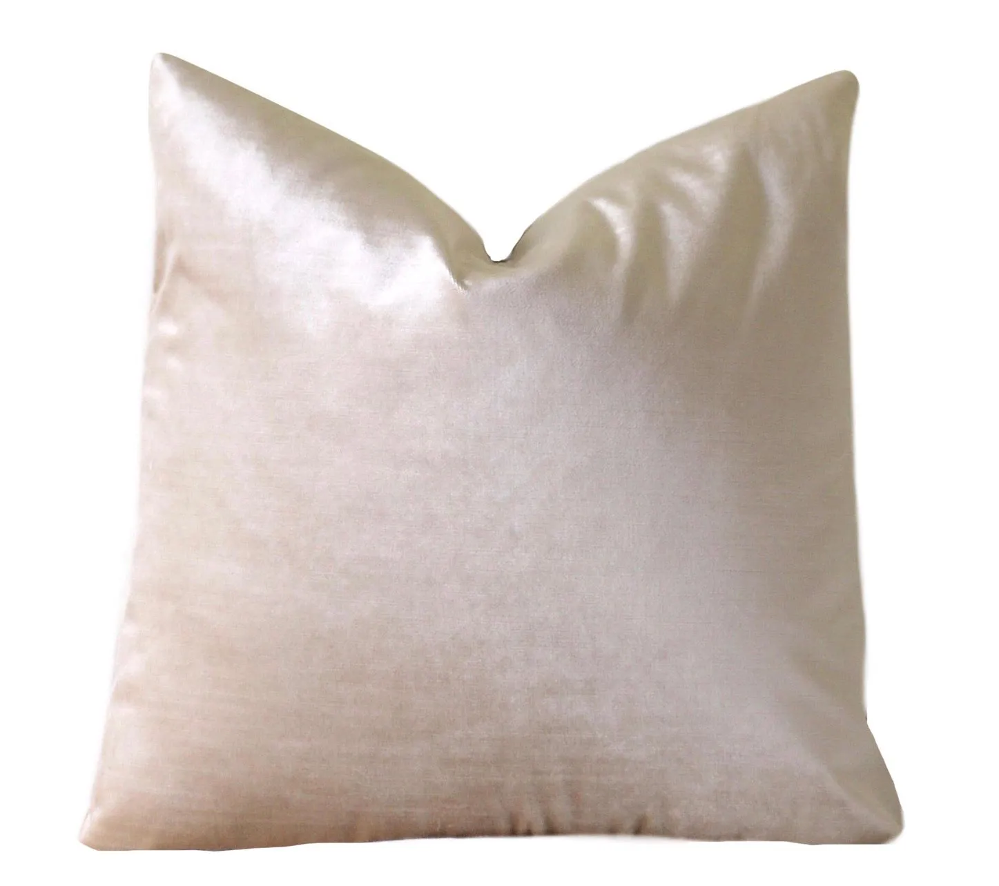 Hazel: A Cream Velvet Pillow Cover