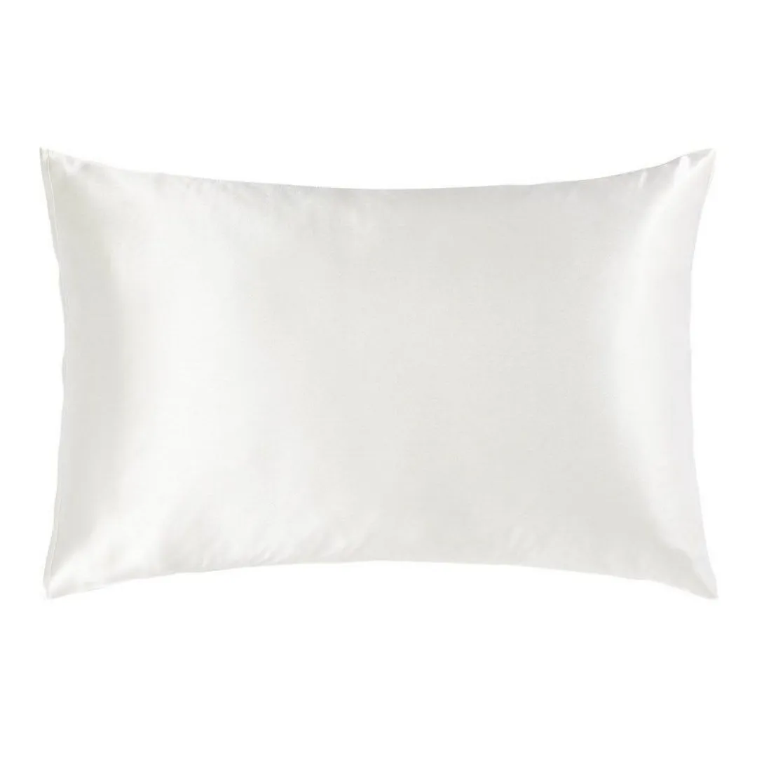 H.E.R 100% Mulberry Silk Pillowcase - White