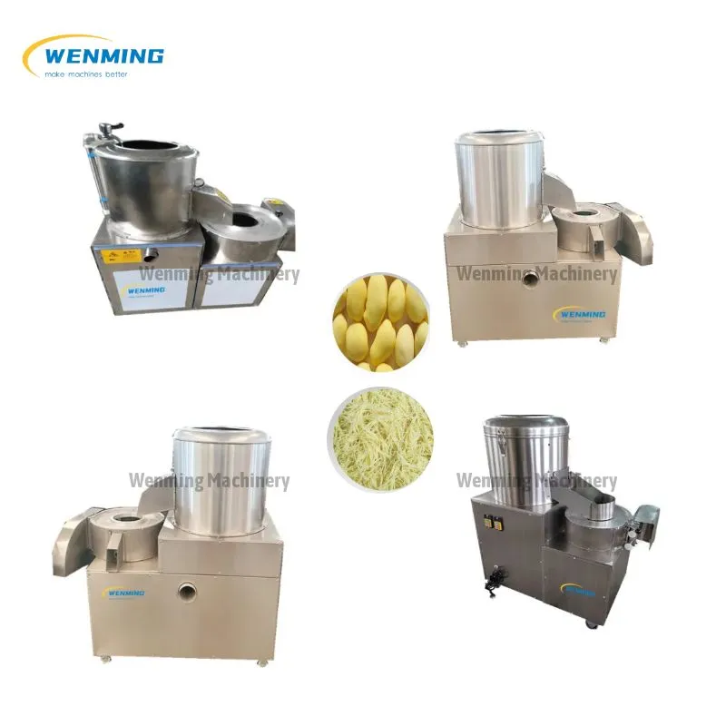 High-quality Multifunctional Potato Shredder Thick Cut French Fries Machine Carrot Peeling Machine