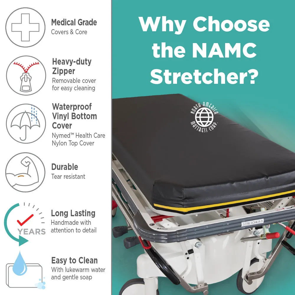 Hill-Rom GPS (Model 885) 4" Standard Stretcher Pad with Color Identifier