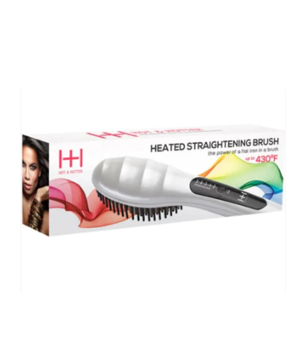 Hot&Hotter Heated Straightening Brush #5948