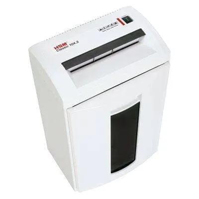 HSM Classic 104.3 Strip Cut Shredder (Discontinued)