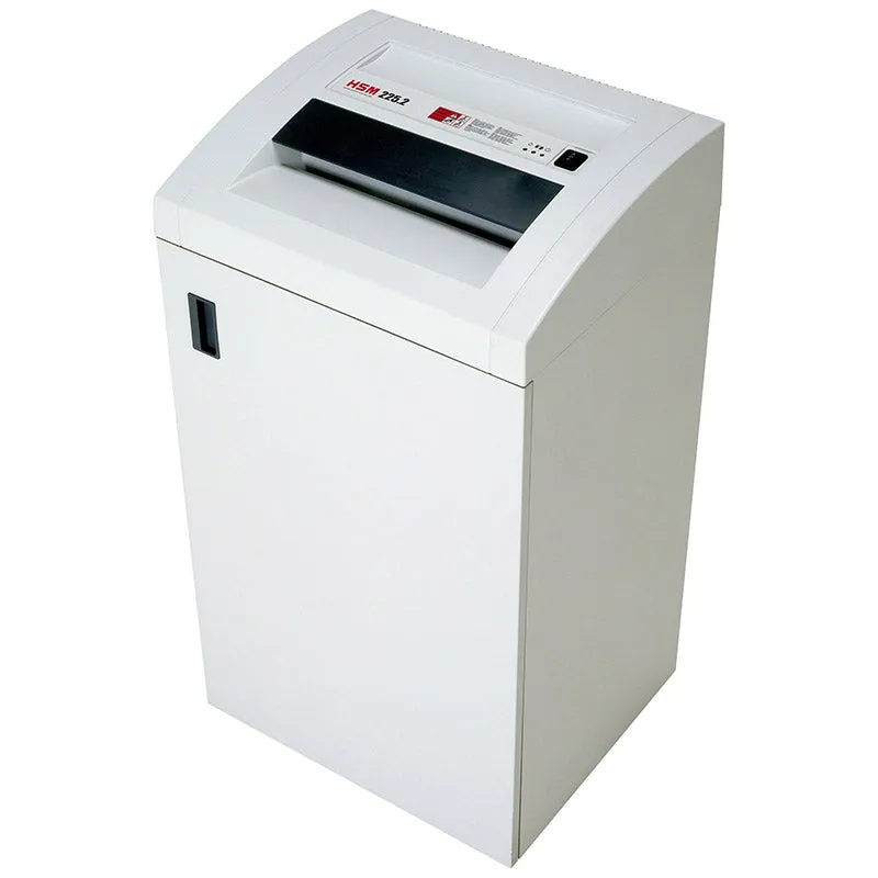 HSM Classic 225.2 High Security Cross Cut Shredder Level 6/P-7