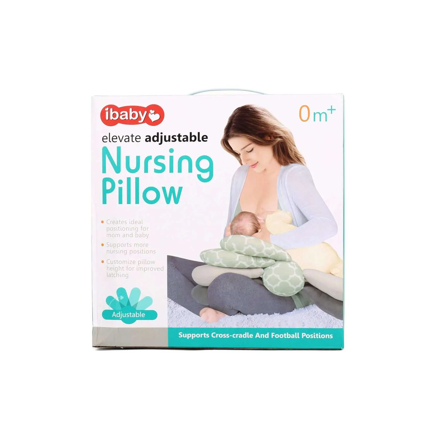 IBABY Elevate Adjustable Nursing Feeding Pillow Age 0 m