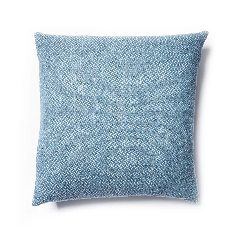 Iberia Knit Cushion in Marine