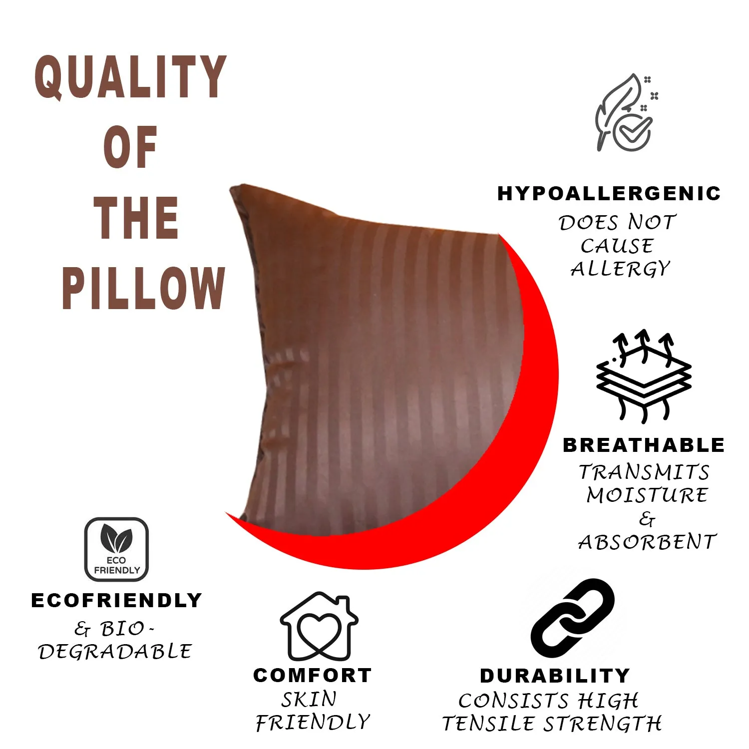 JDX Soft Pillow for Bed, Luxurious Microfiber Fibre Pillows, 60cm x 40cm