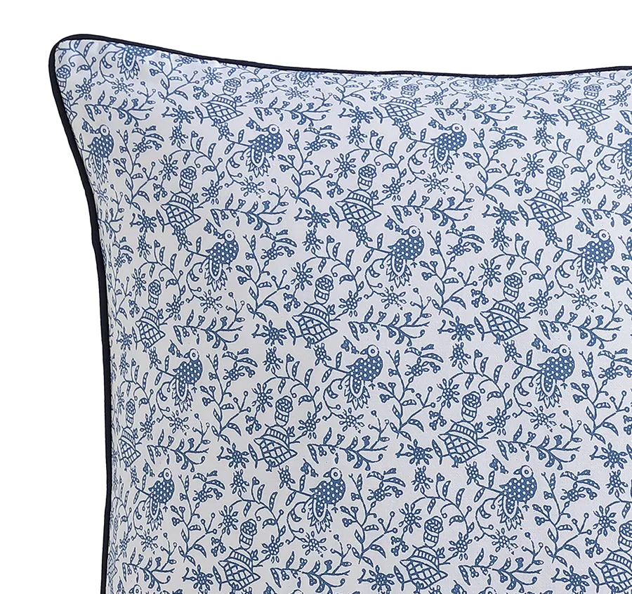 Kashmir European Pillowcase Mid Blue