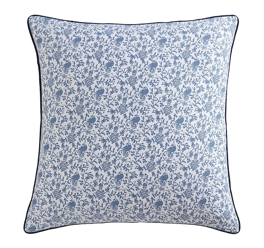 Kashmir European Pillowcase Mid Blue