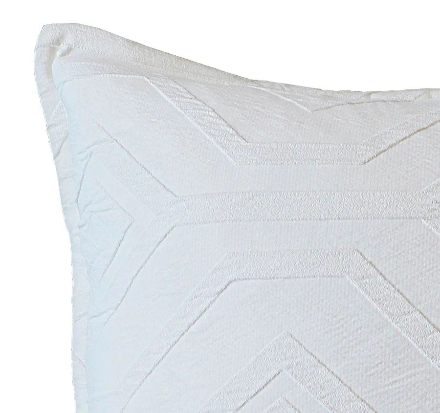 Kora European Pillowcase White