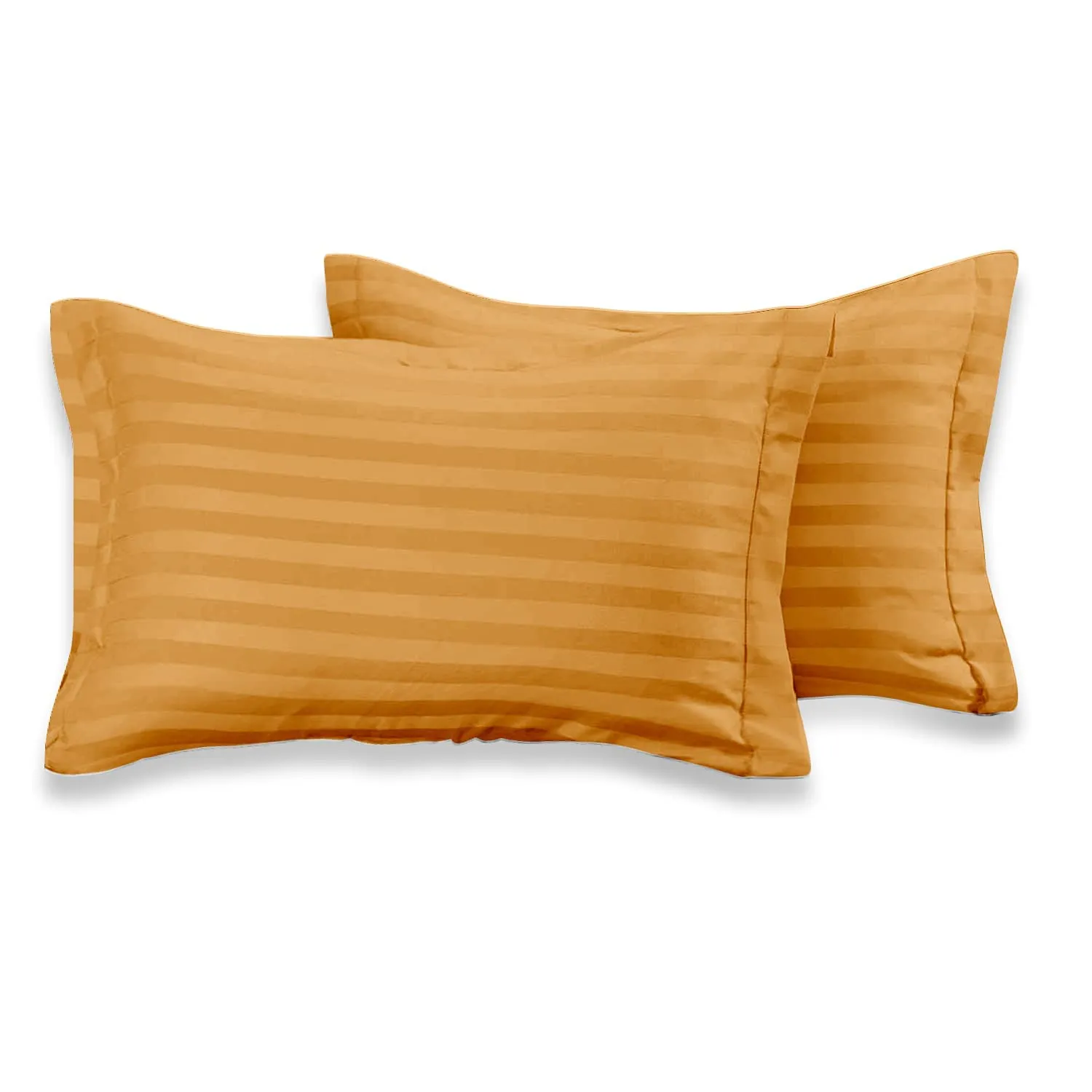 Kuber Industries Lining Design Cotton Pillow Cover- 18x28 Inch, Set of 4 (Coffee)-HS43KUBMART26762