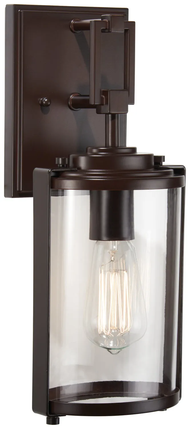 Ladera 1 Light Wall Mount in Alder Bronze Finish