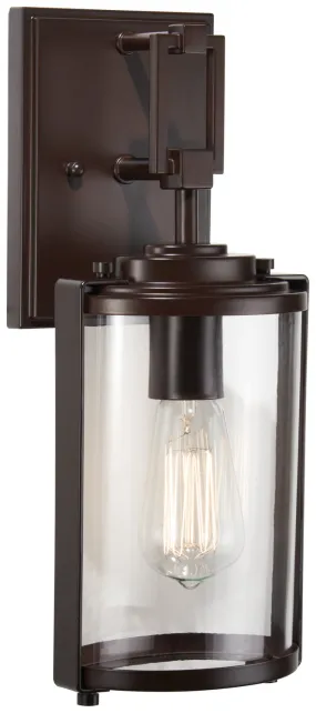 Ladera 1 Light Wall Mount in Alder Bronze Finish