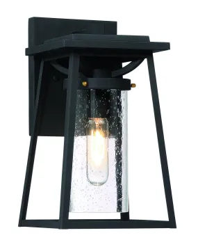 Lanister Court 1-Light Outdoor Wall Sconce in Coal