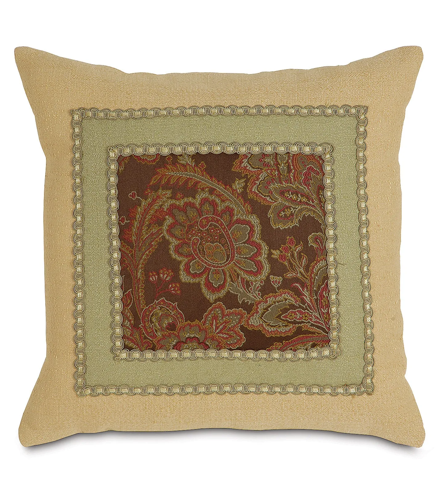 Laurel Sage Floral Throw Pillow Cover 16x16