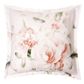 Layla Peach European Pillowcase by Bianca