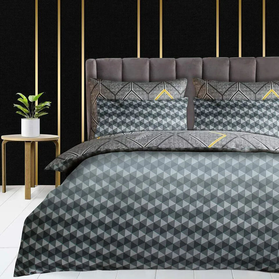 Lazzaro Duvet Cover Set-Chevron