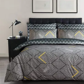 Lazzaro Duvet Cover Set-Chevron