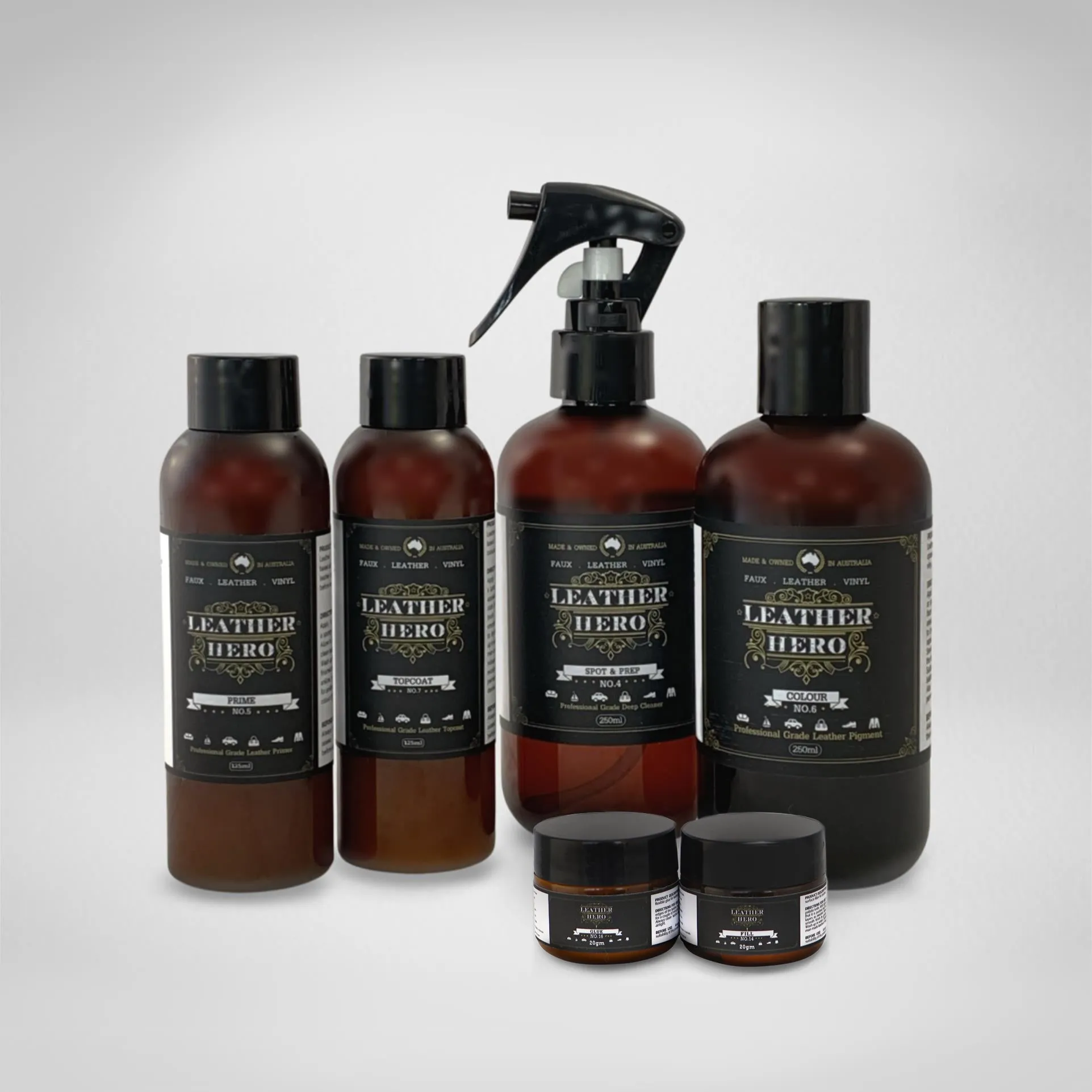 Leather Repair & Recolour Kit - Aniline Chesterfield