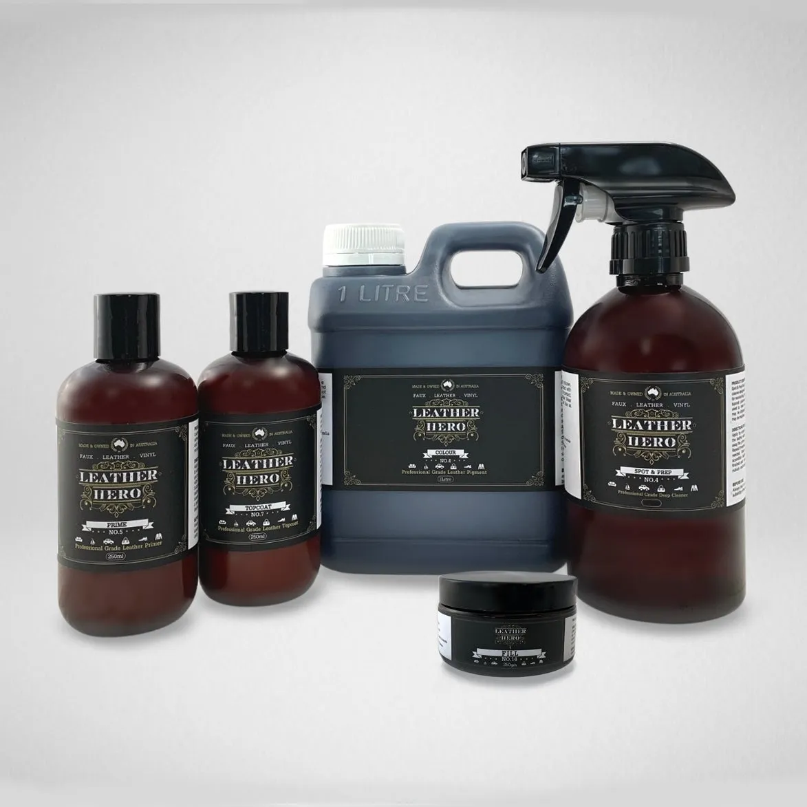 Leather Repair & Recolour Kit - Aniline Chesterfield