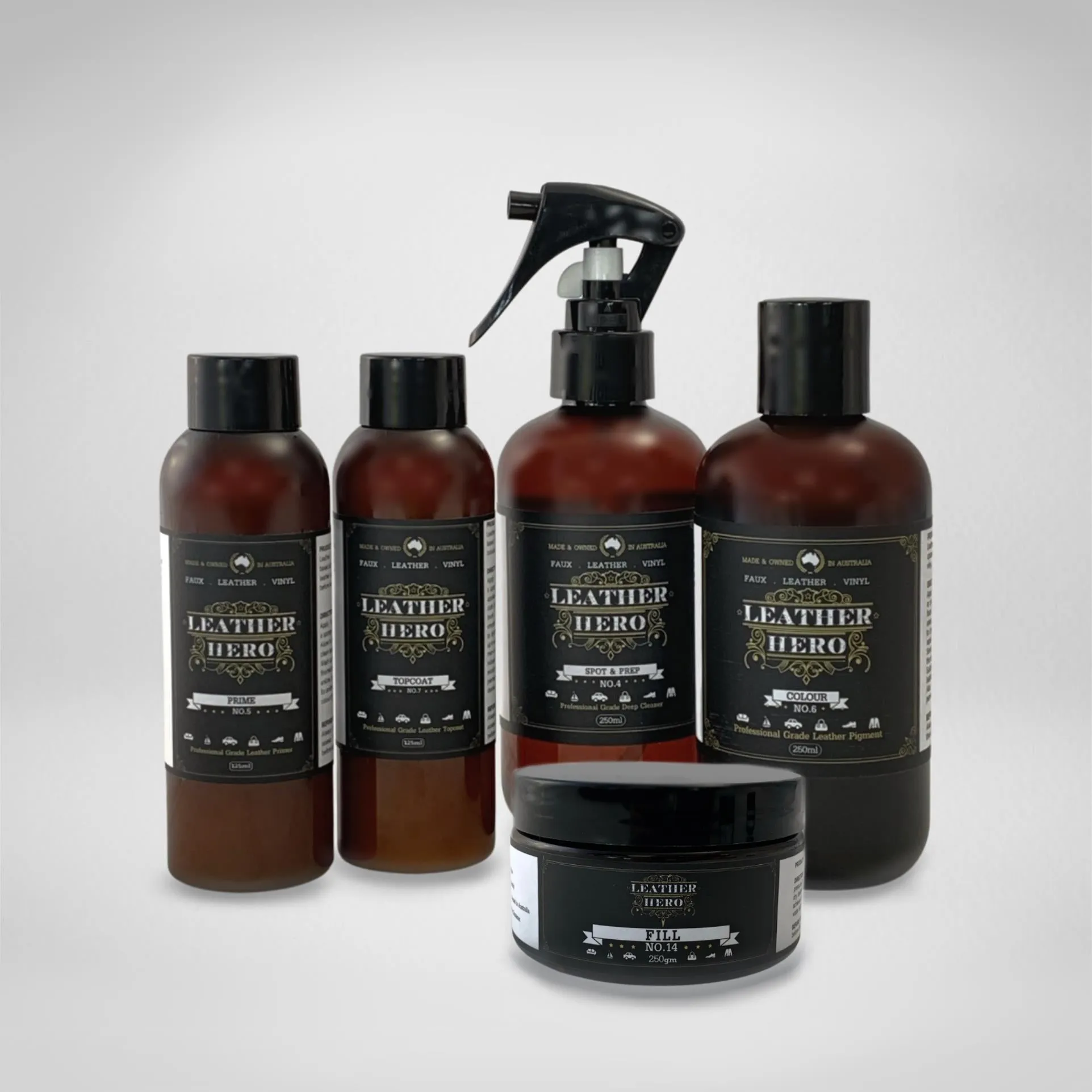 Leather Repair & Recolour Kit - Aniline Chesterfield