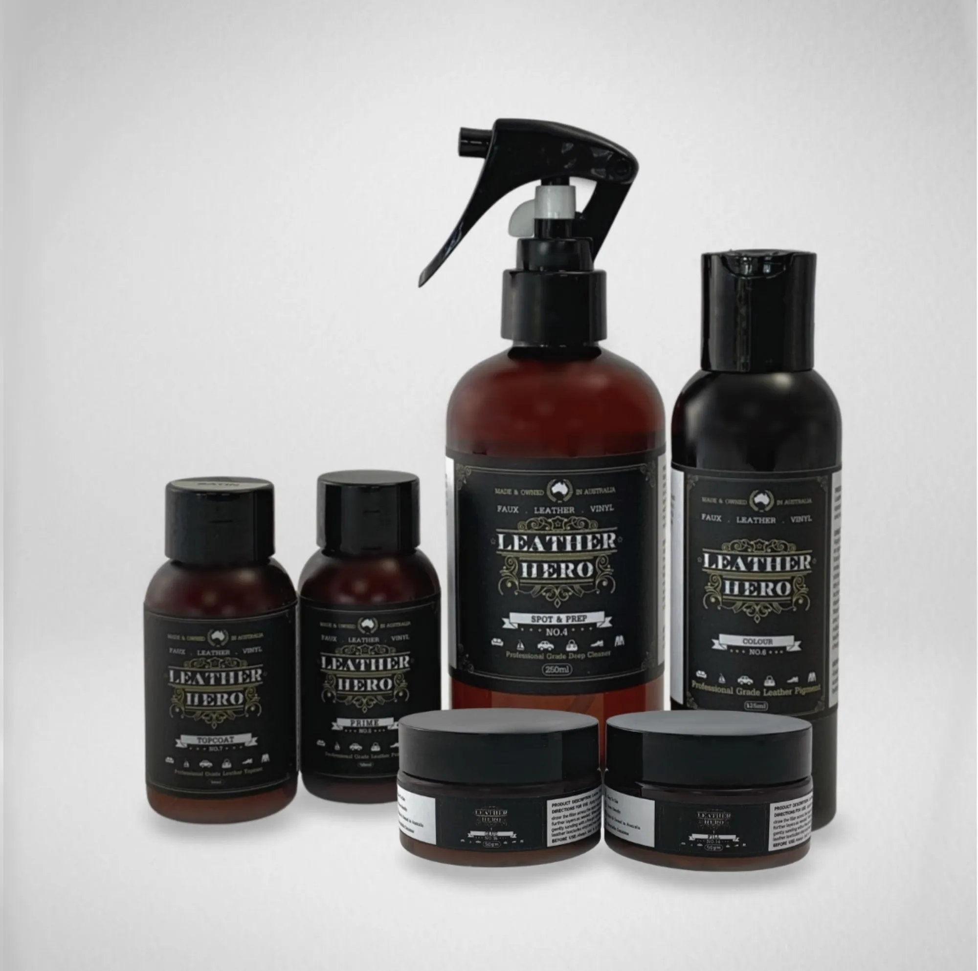 Leather Repair & Recolour Kit - Aniline Chesterfield