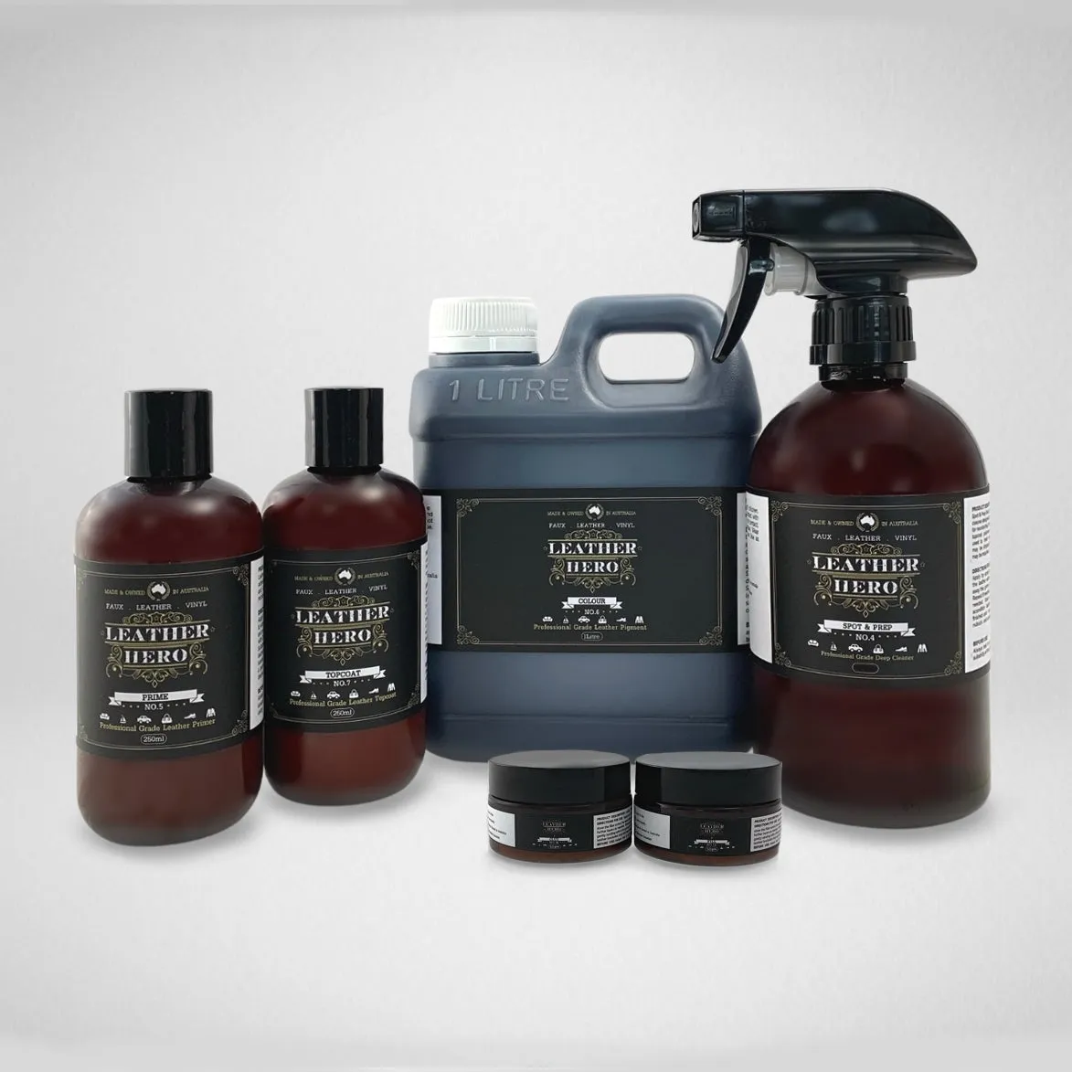 Leather Repair & Recolour Kit - Aniline Chesterfield