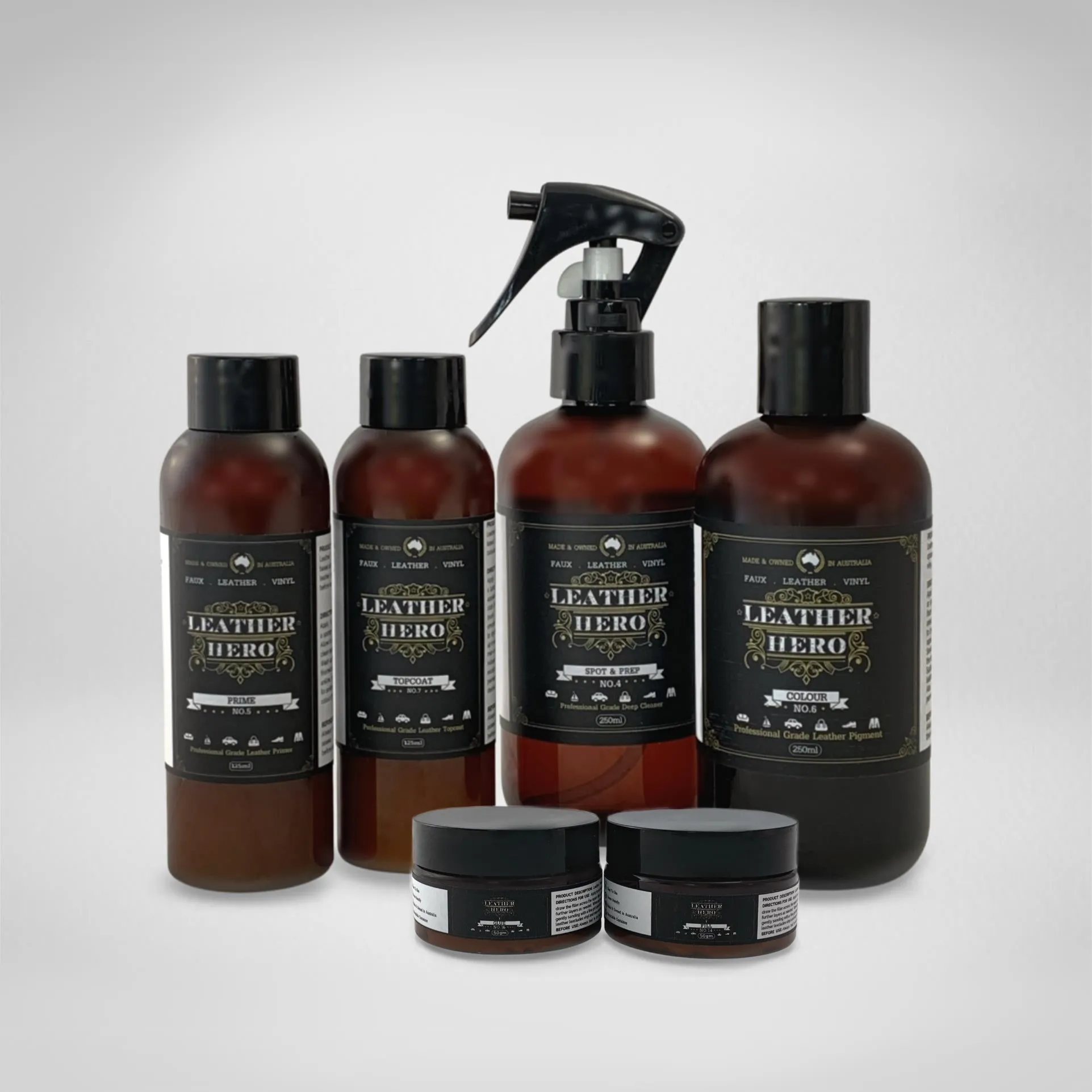 Leather Repair & Recolour Kit - Aniline Chesterfield