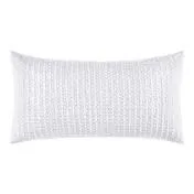 Liana White Waffle Throw Pillow