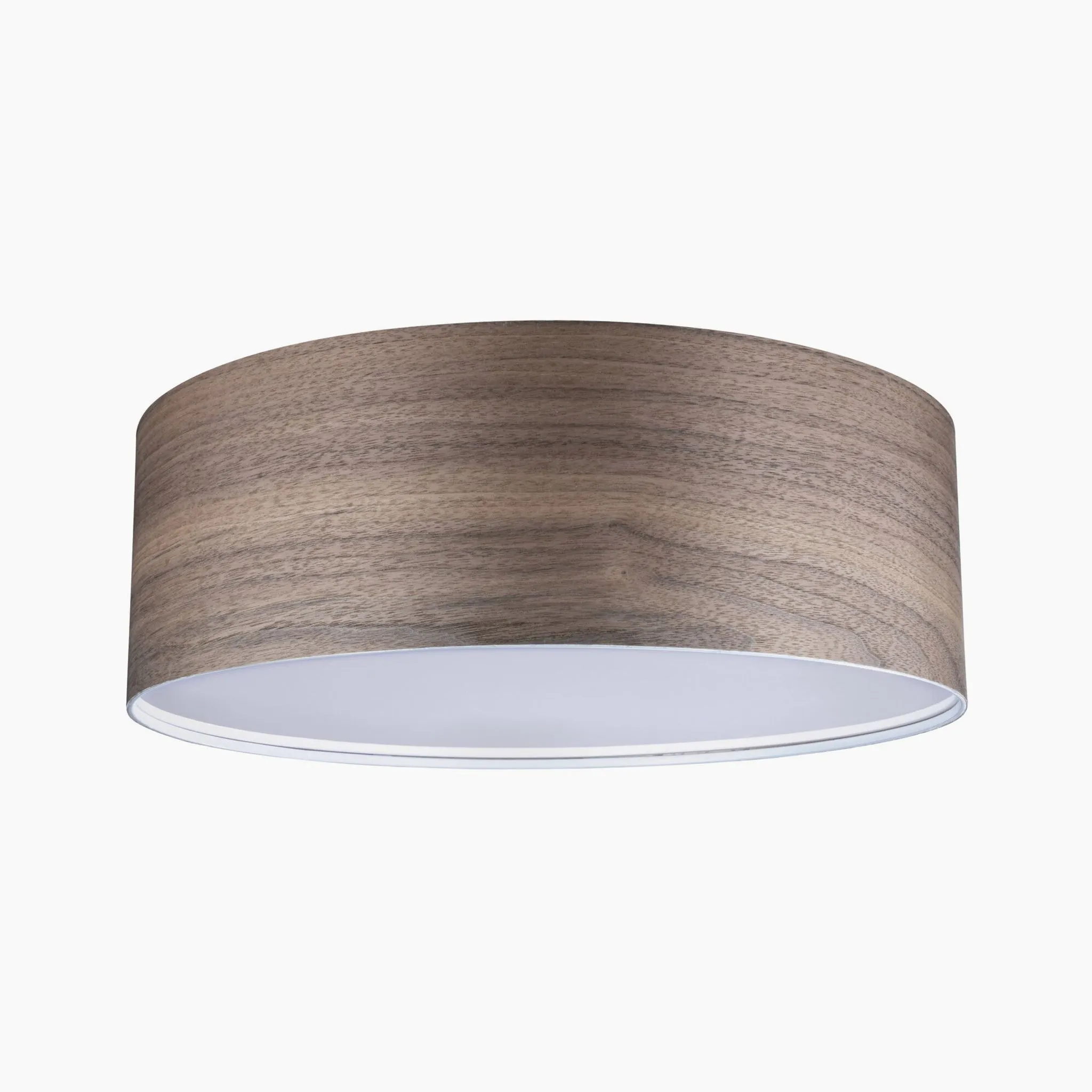 Liska 60W Dimmable Ceiling Light in Dark Wood/Matt Chrome