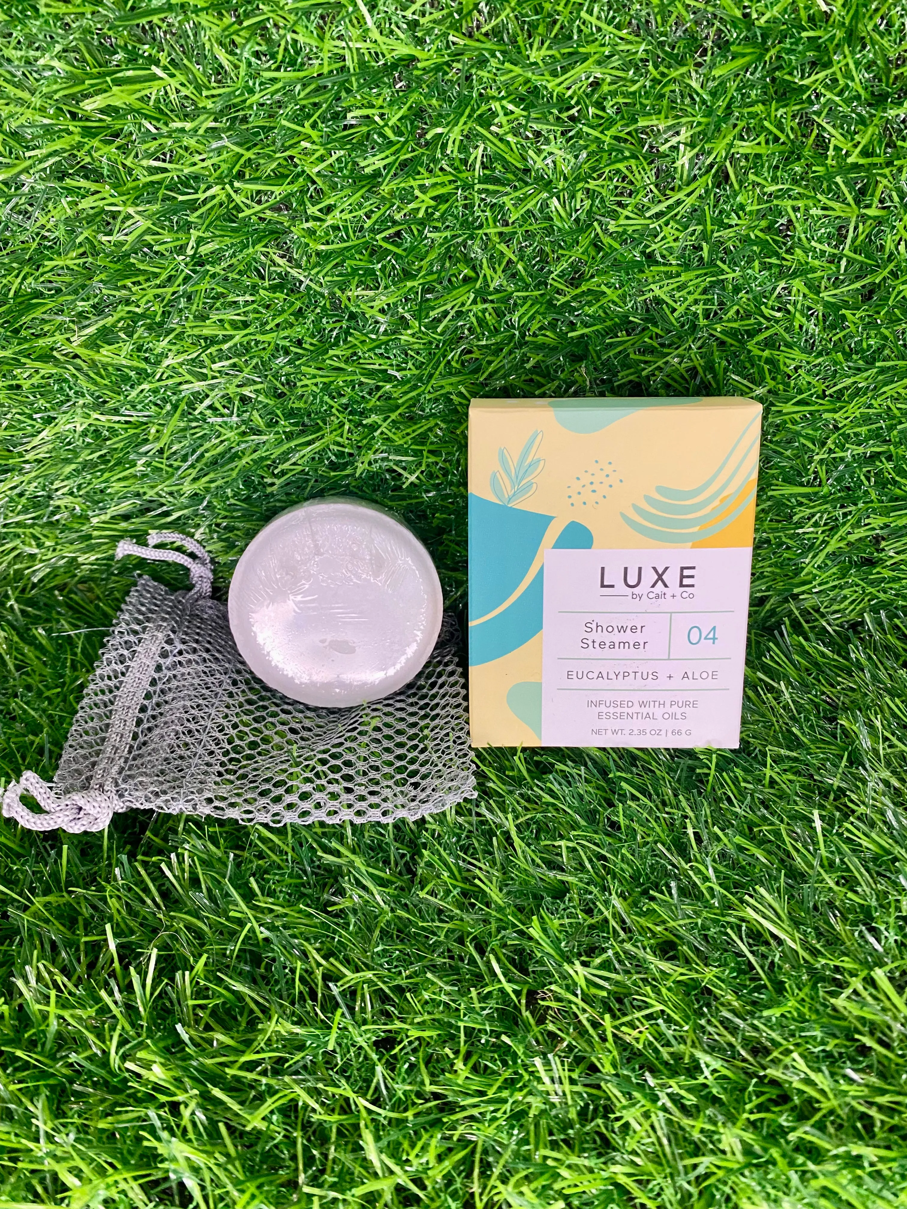 Luxe By Cait and Co Shower Steamer in Eucalyptus and Aloe