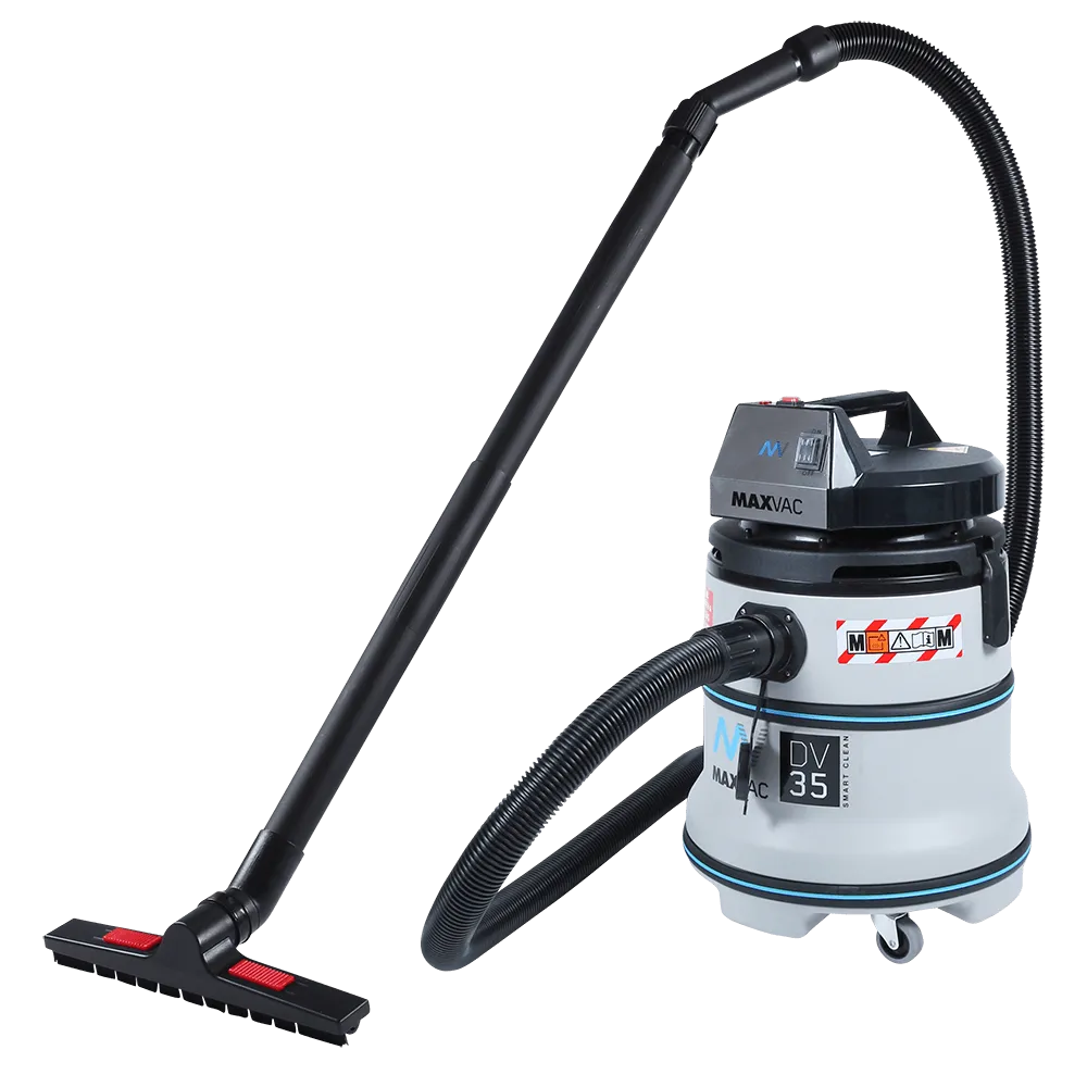 MAXVAC 35L 1200W M-Class Vacuum with manual Filter-Clean, Complete Accessories Set