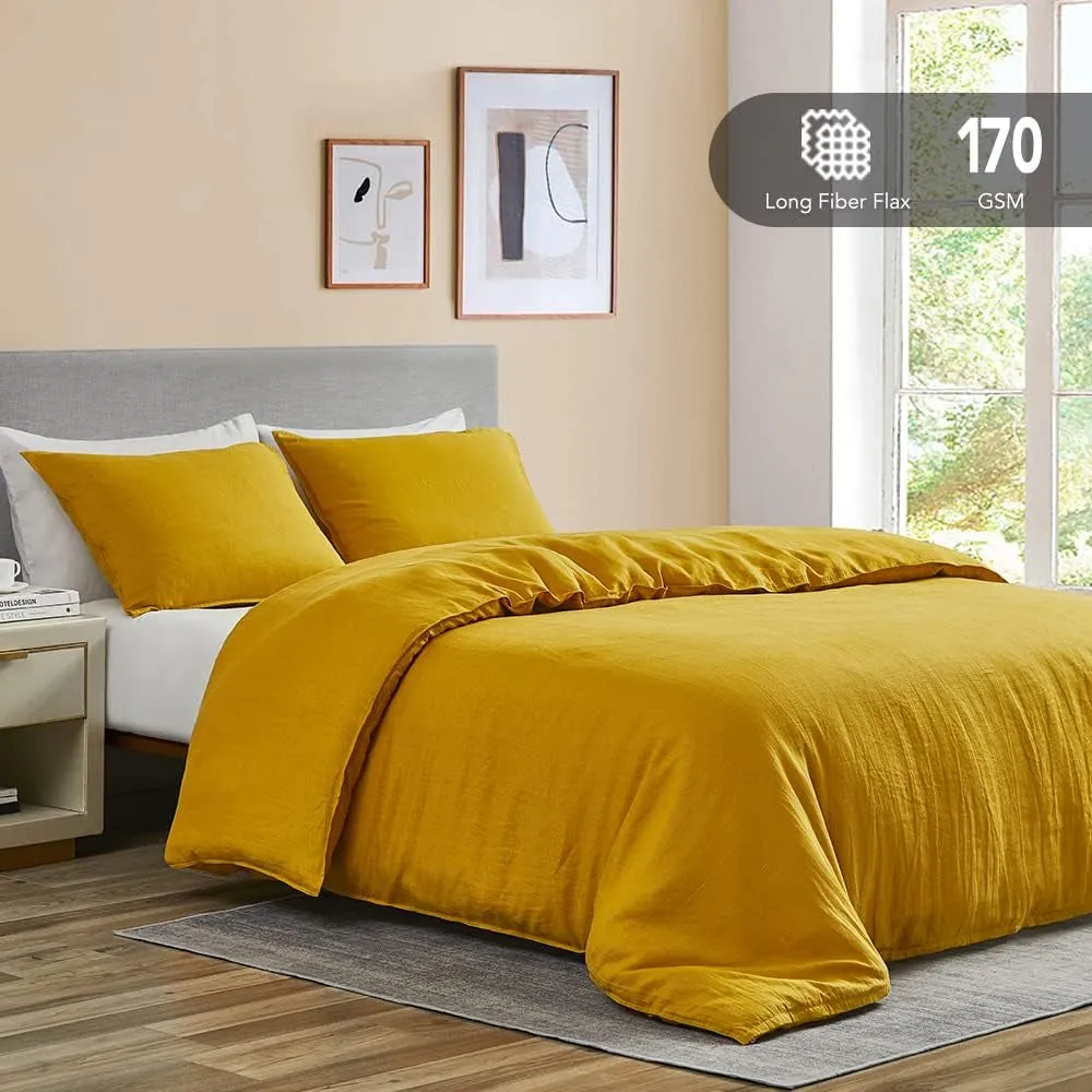 Meadow Breeze 100% Linen Bed Set