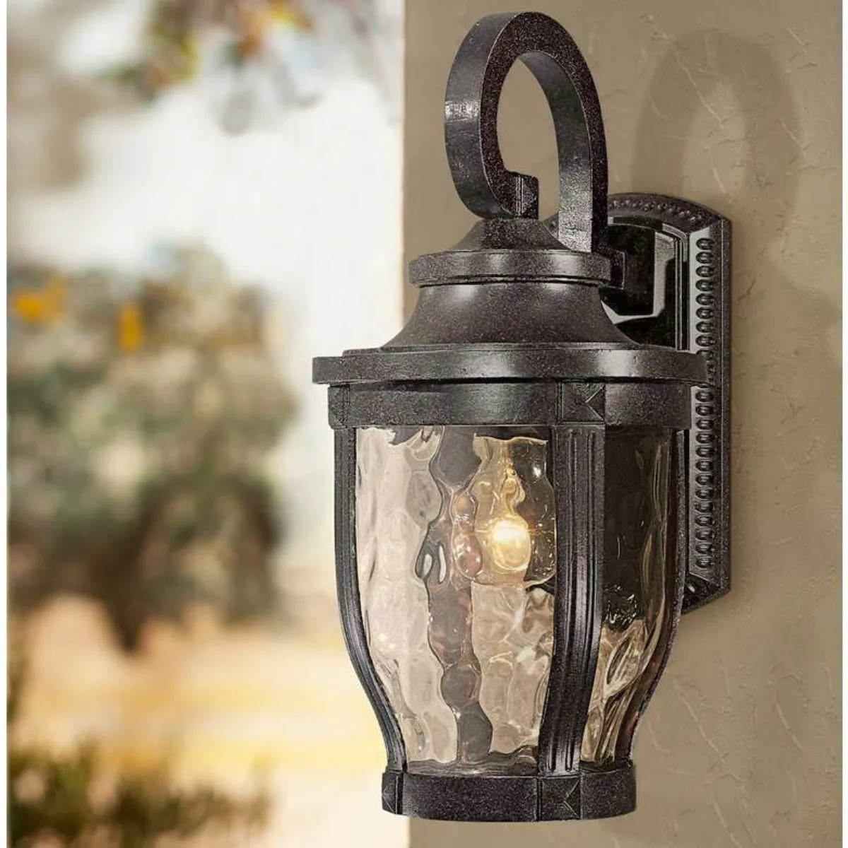 Merrimack 16 in. Outdoor Wall Lantern Corona Bronze Finish