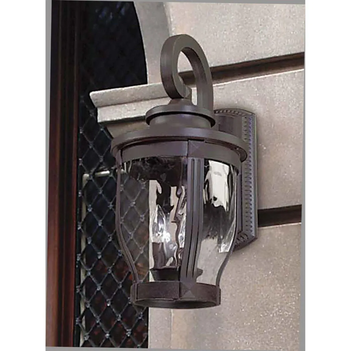 Merrimack 20 in. 3 Lights Outdoor Wall Lantern Corona Bronze Finish