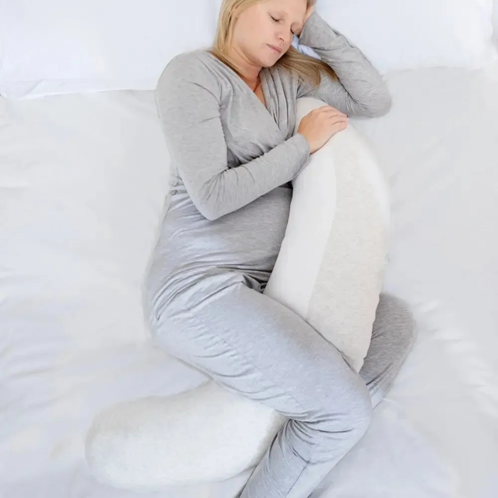 Minimal Grey Breathe Pregnancy Pillow