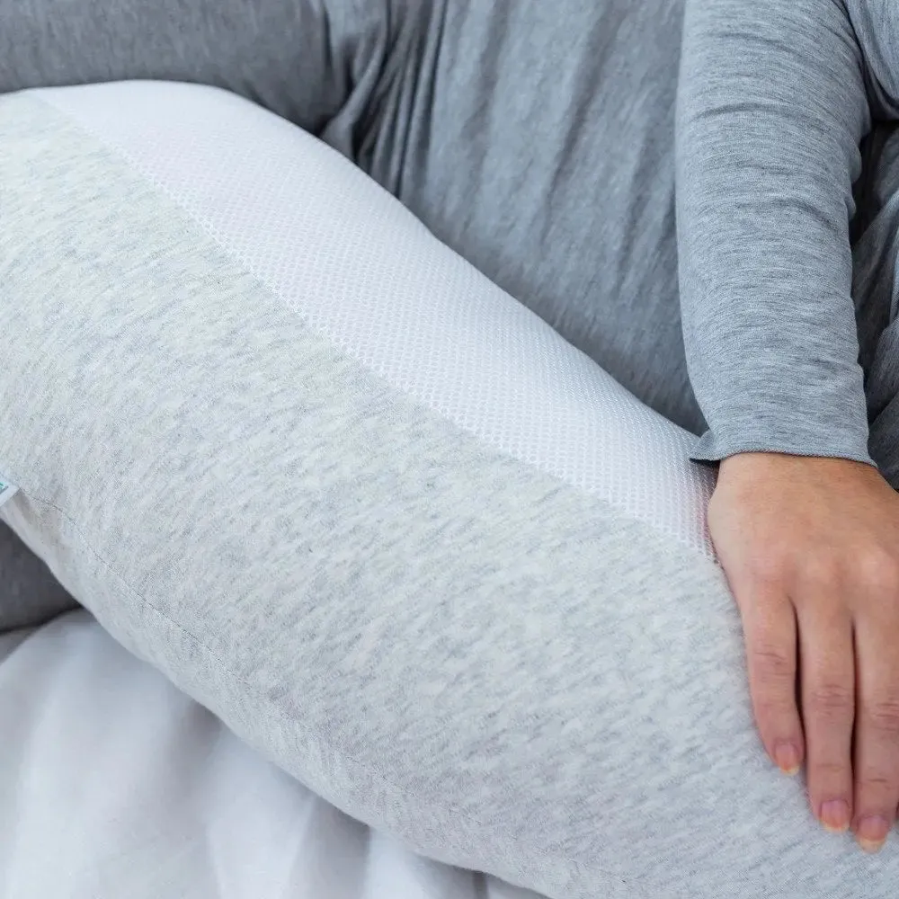 Minimal Grey Breathe Pregnancy Pillow