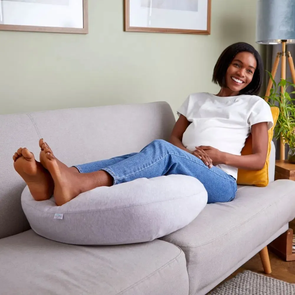 Minimal Grey Breathe Pregnancy Pillow