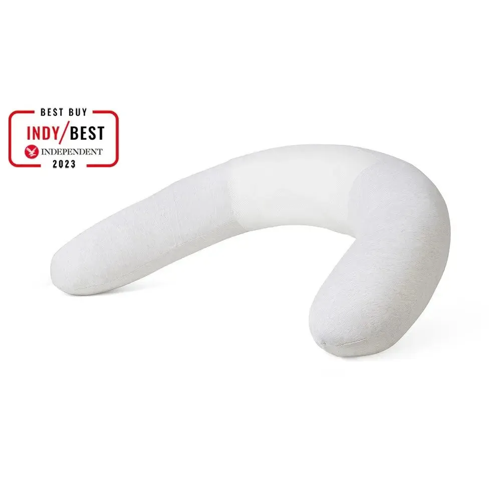 Minimal Grey Breathe Pregnancy Pillow