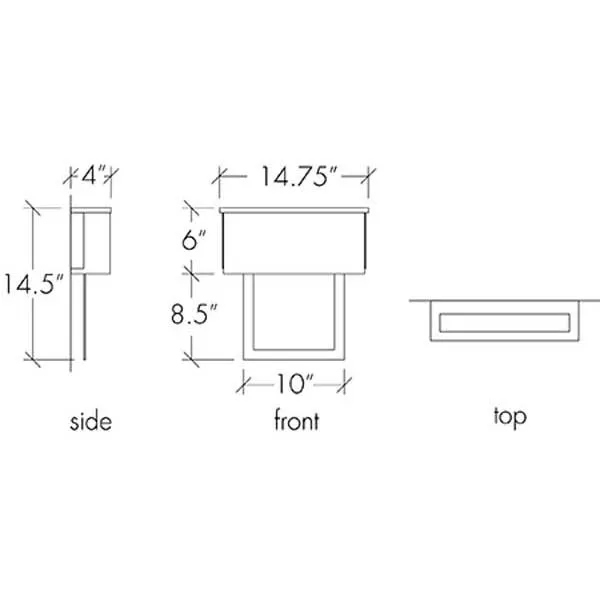 Modelli 15327 Indoor/Outdoor Wall Sconce By Ultralights Lighting