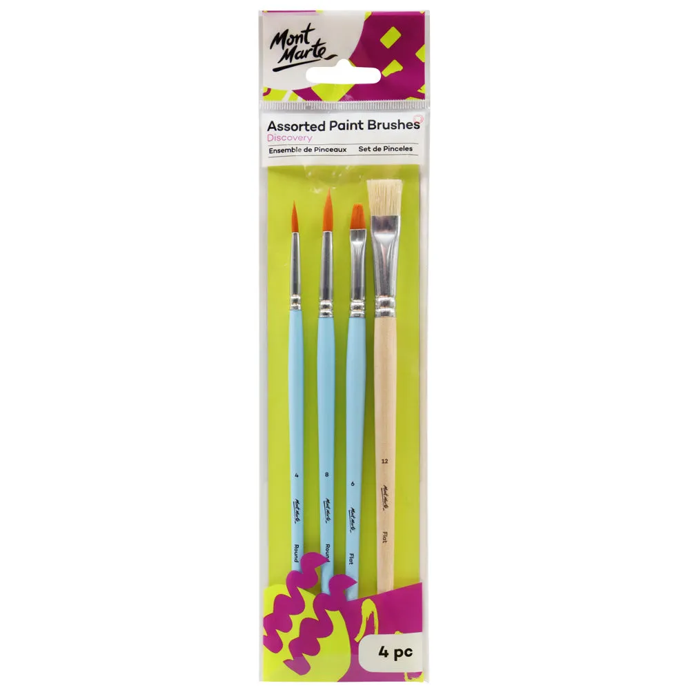 Mont Marte Brush Set 4pc - (BMHS0040)