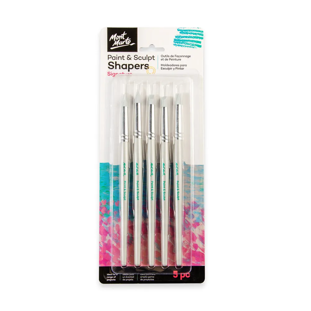 Mont Marte Paint & Sculpt Shapers 5pc