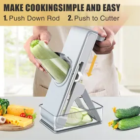 Multifunction Vegetable Cutter Meat Potato Slicer Carrot Grater Kitchen Accessories Gadgets Steel Blade Kitchen Aid Tool