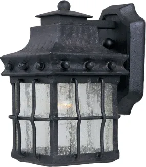 Nantucket 1-Light Outdoor Wall Lantern in Country Forge