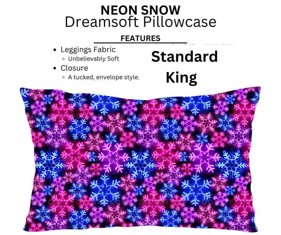 Neon Snow Dreamsoft Pillowcases