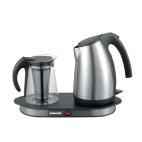 Nikai NKT-1730S Stainless Steel Kettle with tray & Glass pot (220V)