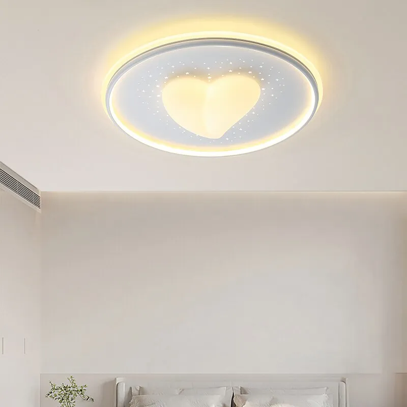 Nordic Led Ring Chandeliers Simple Modern Bedroom Ceiling Lights Personality Creative Lighting Art Minimalist Room Light Fixture