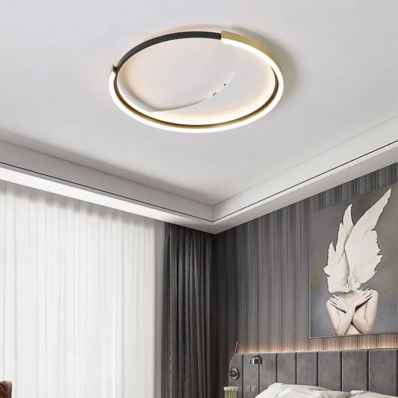 Nordic Modern Bedroom Chandeliers Simple And Warm Home Decor Round Lamp Art Special-shaped Lamp Eye Protection Ceiling Lights