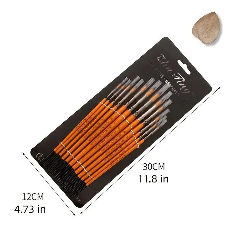 Nylon Wool Watercolor Hook Line Brush Fine Detail Painting Brushes For Art PaintingMiniature Model Paint Brush Set