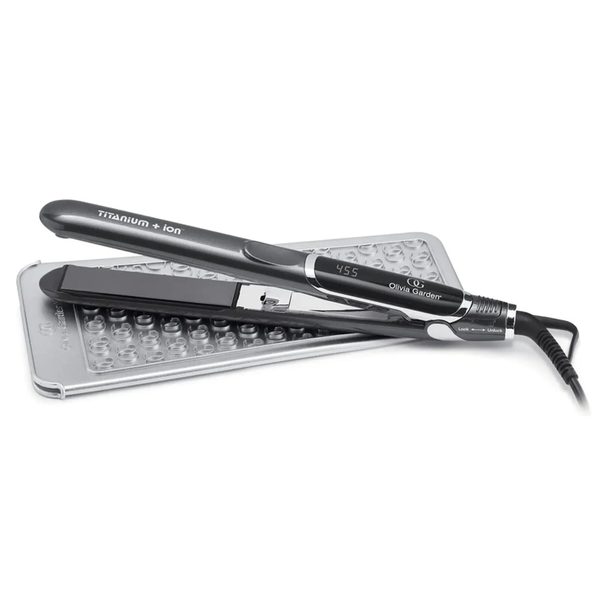 Olivia Garden Titanium Flat Iron, 1"